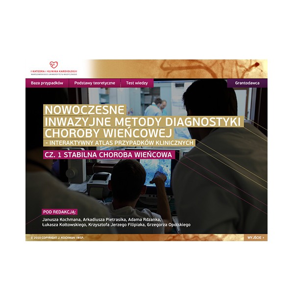 Multimedialna prezentacja e-learning dla specjalistów medycznych.